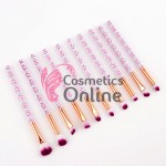 Pensule de Make-up 10 bucati Marbling Profesionale MKB18 Pensule de Make-up 10 bucati Marbling Profesionale MKB18